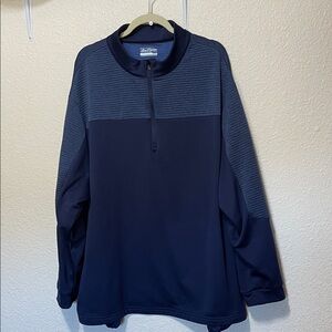 Ben Hogans Performance Men's Blue Long Sleeve Polo Golf Shirt. Good Condition.